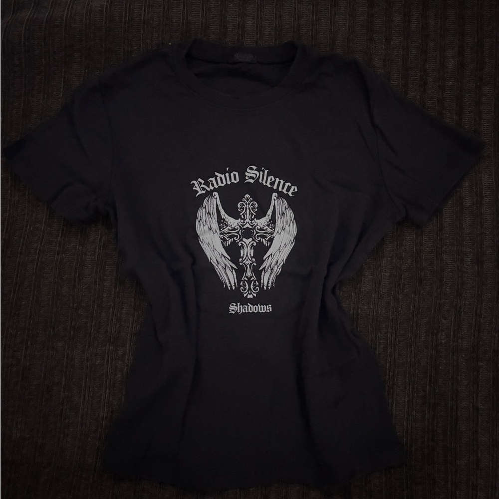 Brandy Melville Black Graphic Tee